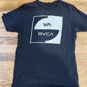 RVCA Black Graphic Tee
